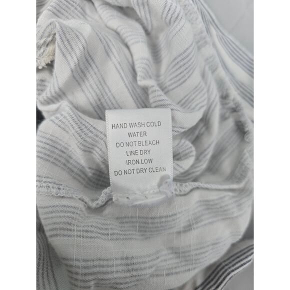 Favluv Cottagecore Women's Striped Tie‎ Back Top Striped - Picture 16 of 16